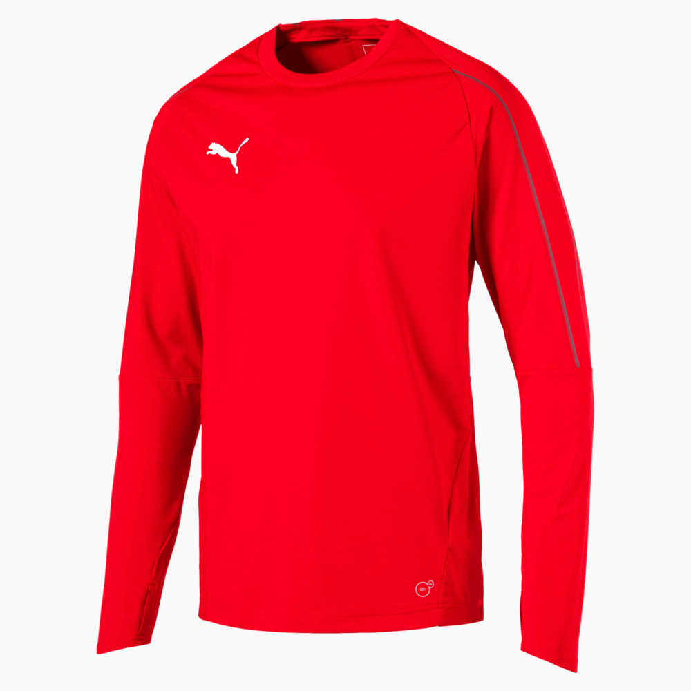 Зображення Puma Толстовка FINAL Long Sleeve Men's Training Sweater #1: Puma Red-Puma Black