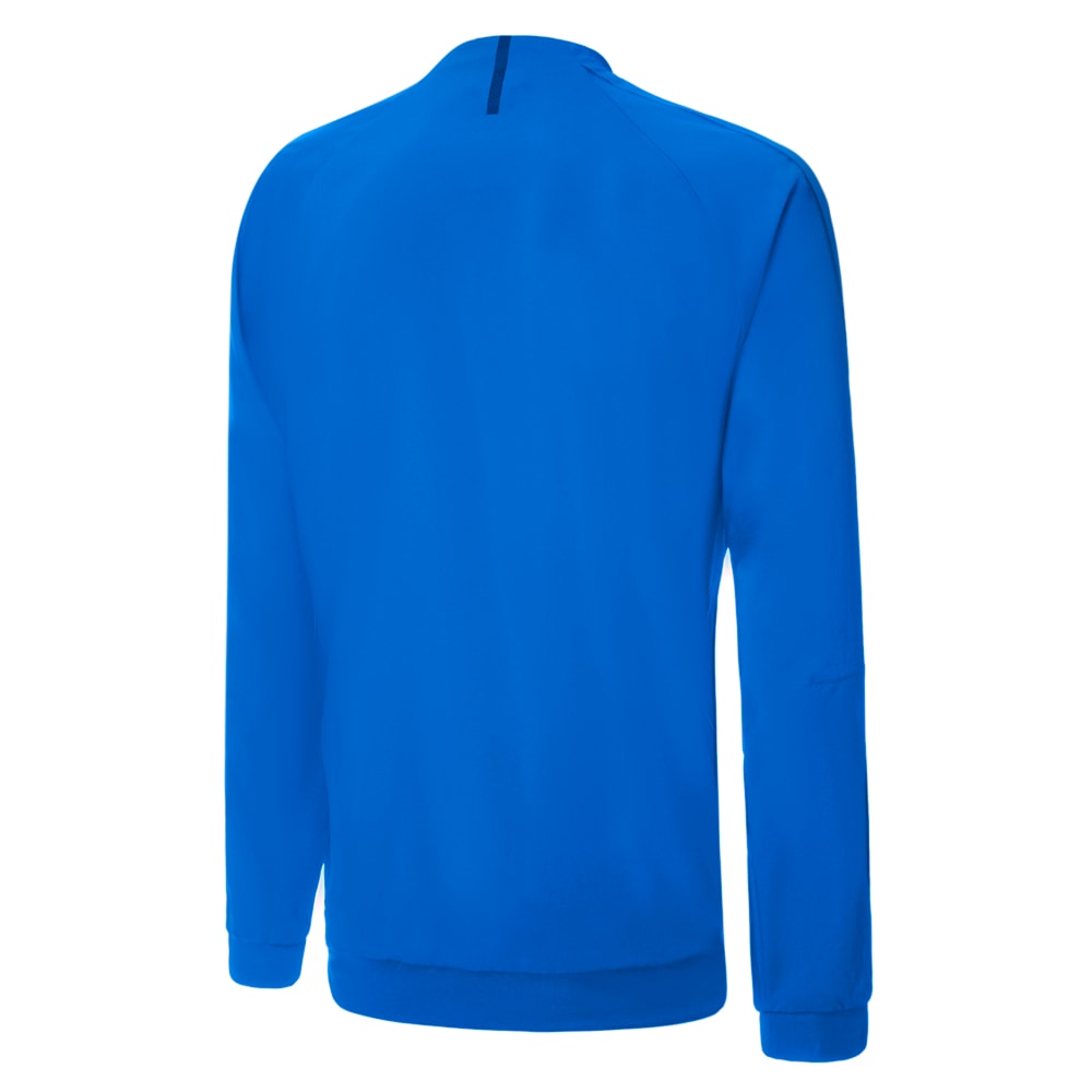 Зображення Puma Куртка FINAL Sideline Woven Full Zip Men's Football Jacket #2: Electric Blue Lemonade-Puma Black