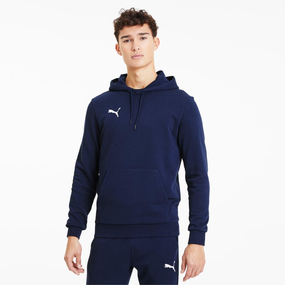 Зображення Puma Толстовка GOAL Casuals Knitted Football Men's Hoodie #1: Peacoat