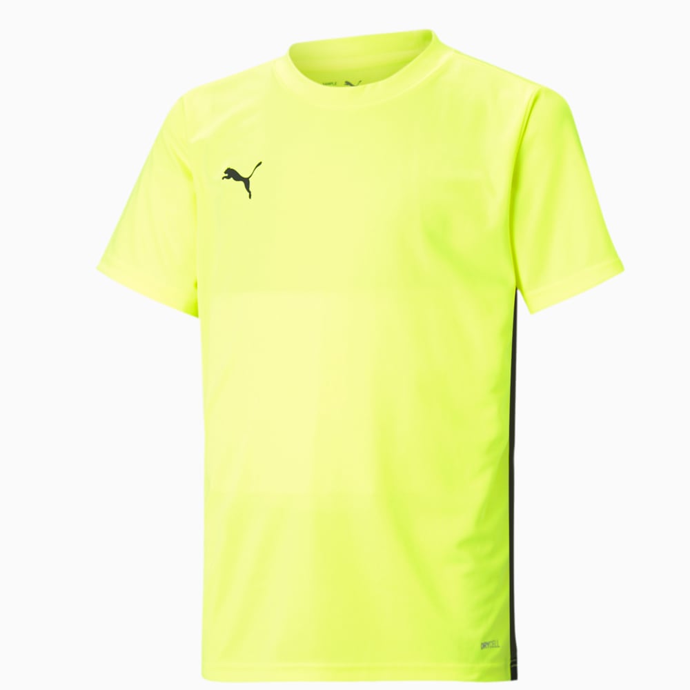 Зображення Puma Дитяча футболка ftblPLAY Youth Shirt #1: Yellow Alert-Puma Black