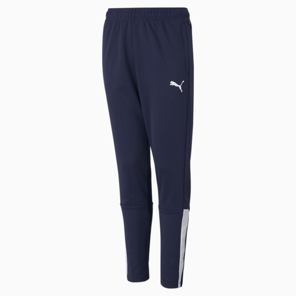 Зображення Puma Дитячі штани teamLIGA Training Youth Football Pants #1: PUMA Navy-PUMA White