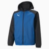 Изображение Puma Детская куртка teamLIGA All-Weather Youth Football Jacket #1: Electric Blue Lemonade-Puma Black
