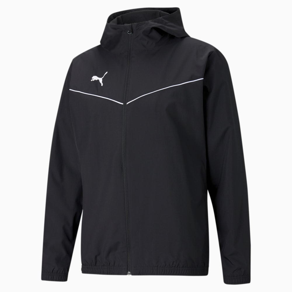 Изображение Puma Куртка teamRISE All-Weather Football Jacket Men #1: Puma Black-Puma White