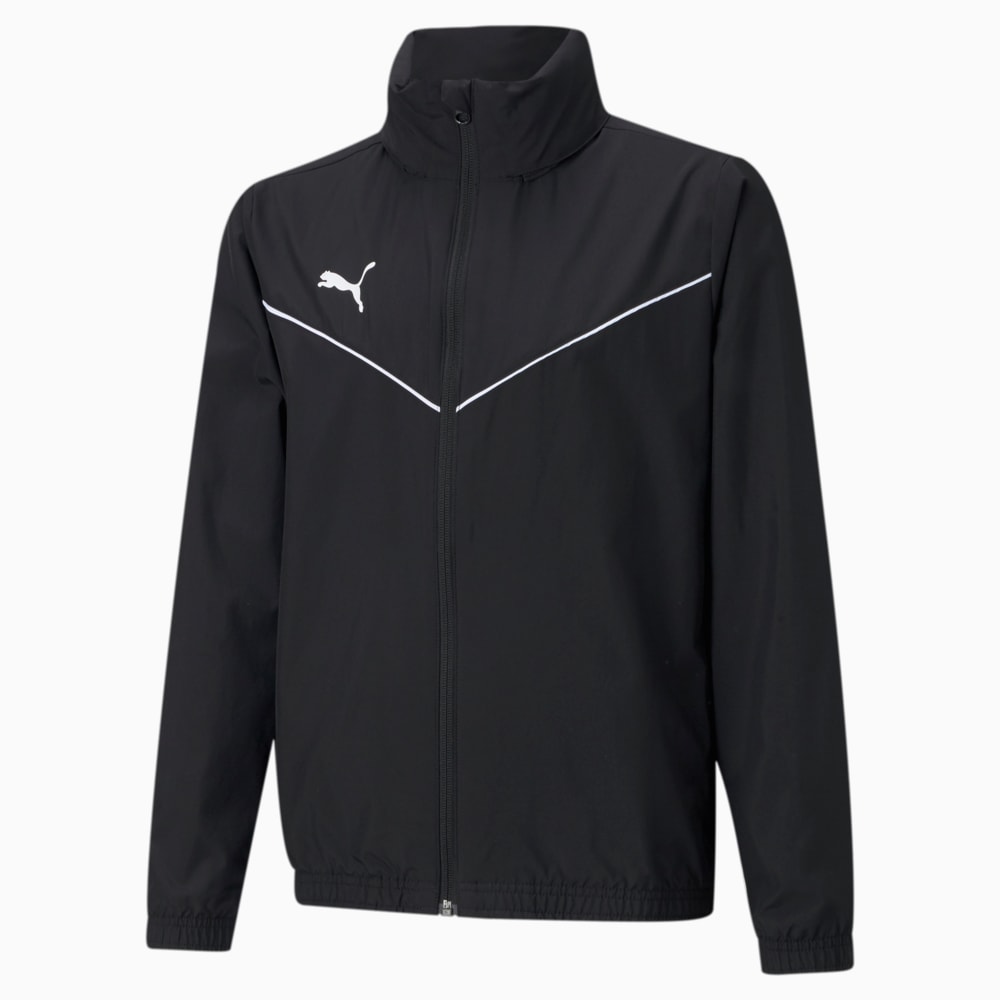Зображення Puma Дитяча куртка teamRISE All Weather Football Jacket Youth #1: Puma Black-Puma White