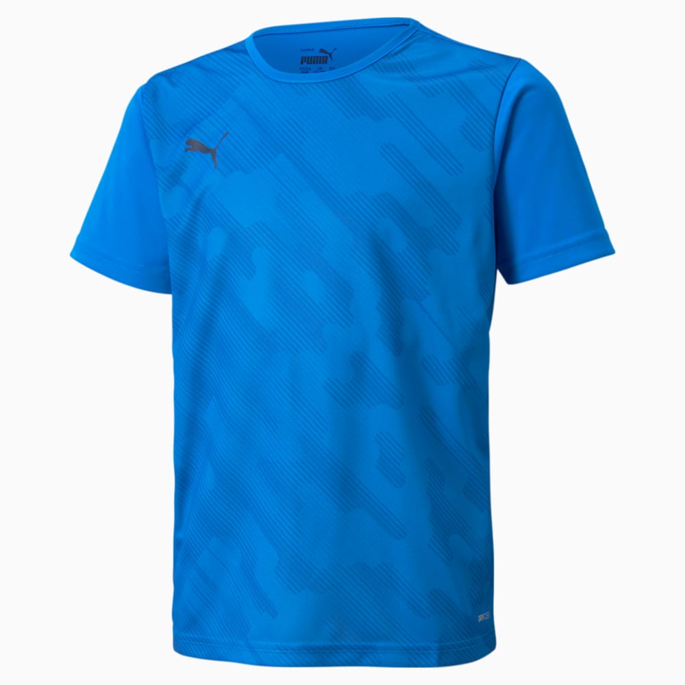 Зображення Puma Дитяча футболка individualRISE Graphic Youth Football Tee #1: Electric Blue Lemonade-Peacoat