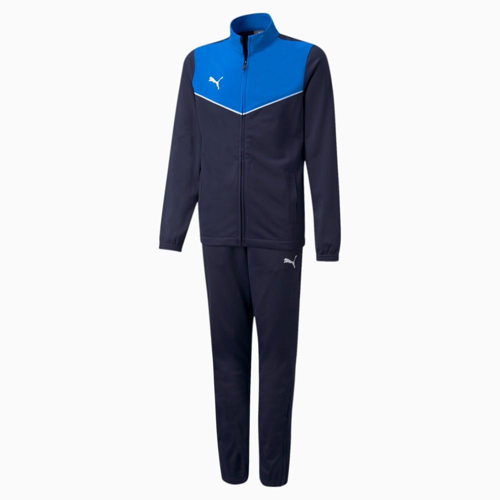 Зображення Puma Дитячий спортивний костюм individualRISE Youth Football Tracksuit #1: Electric Blue Lemonade-Peacoat