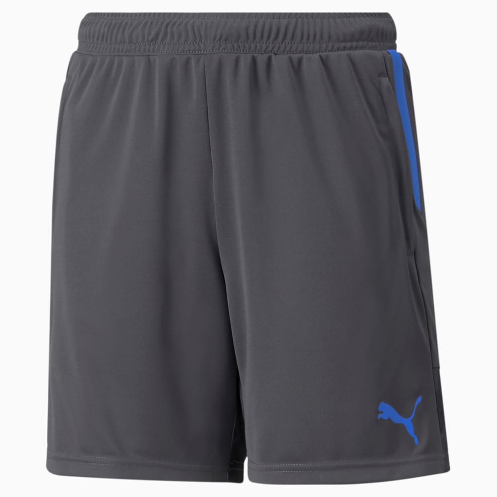 Изображение Puma Детские шорты individualCUP Youth Football Shorts #1: Asphalt-Bluemazing