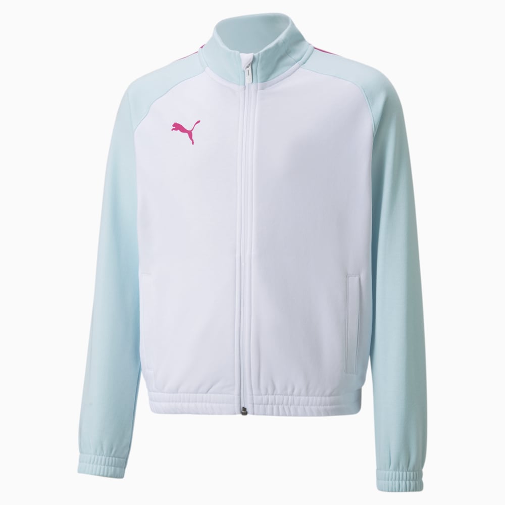 Изображение Puma Детская олимпийка individualLIGA Youth Football Jacket #1