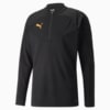 Зображення Puma Толстовка individualFINAL Training Quarter-Zip Men's Football Jacket #4: Puma Black-Neon Citrus