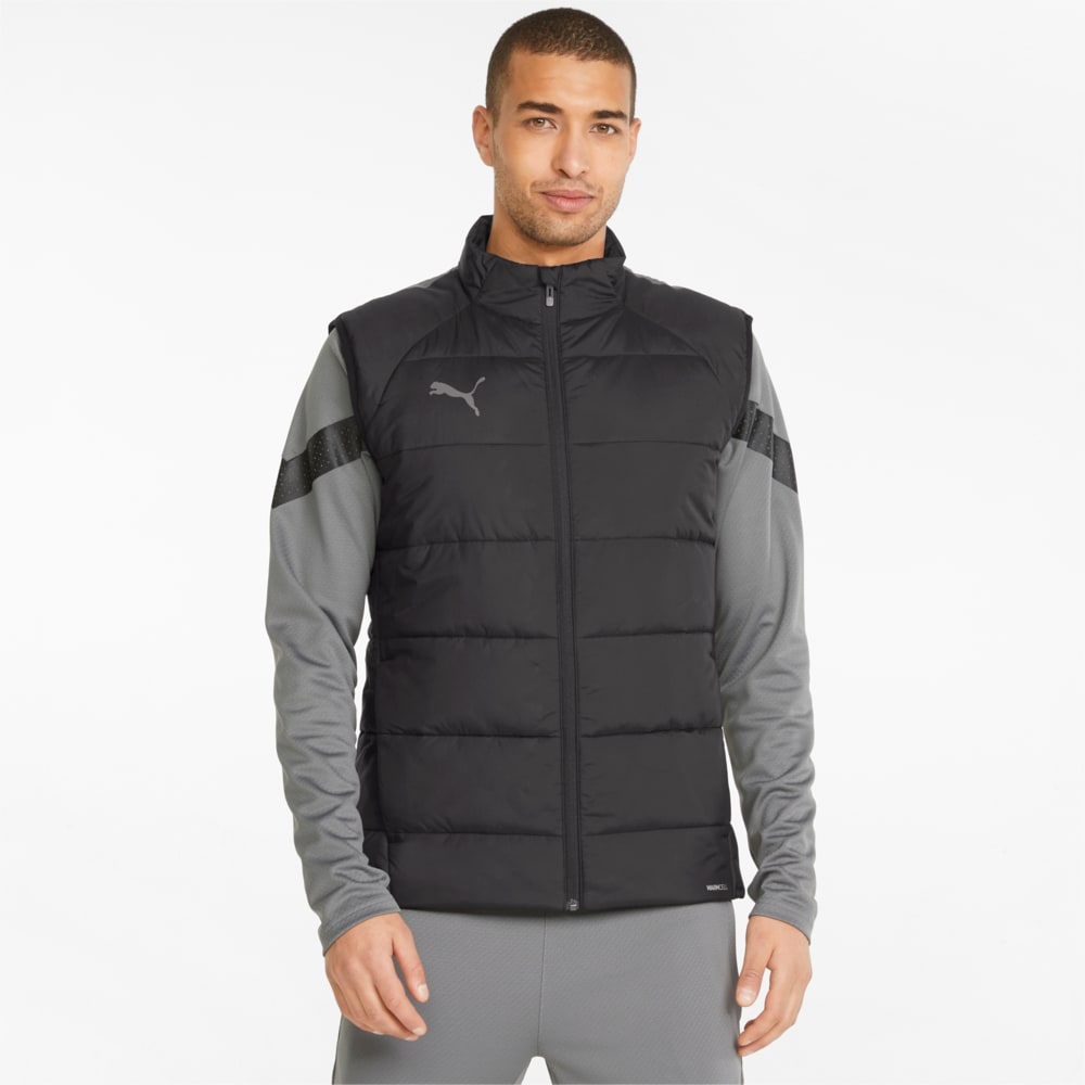 Изображение Puma Куртка teamLIGA Men’s Football Vest Jacket #1: Puma Black