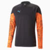 Изображение Puma Олимпийка individualCUP Quarter-Zip Football Top Men #6: PUMA Black-Ultra Orange