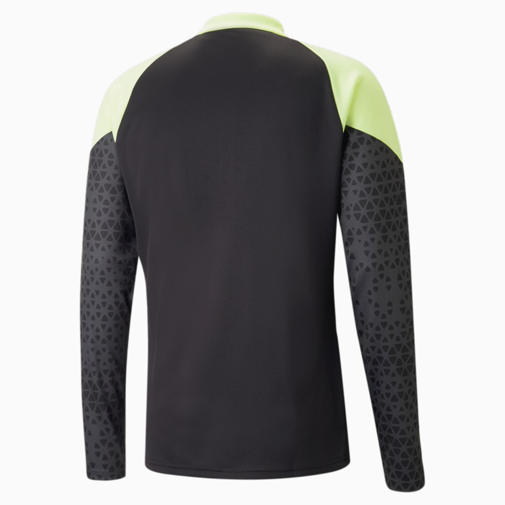 Зображення Puma Олімпійка individualCUP Quarter-Zip Football Top Men #2: PUMA Black-Fast Yellow