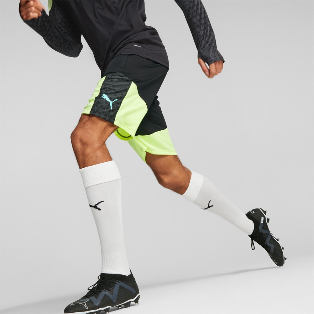 Изображение Puma Шорты individualCUP Football Training Shorts Men #1: PUMA Black-Fast Yellow