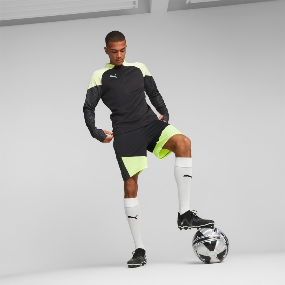 Изображение Puma Шорты individualCUP Football Training Shorts Men #2: PUMA Black-Fast Yellow