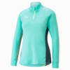 Зображення Puma Футболка individualBLAZE Quarter-Zip Football Top Women #6: Electric Peppermint-Dark Night