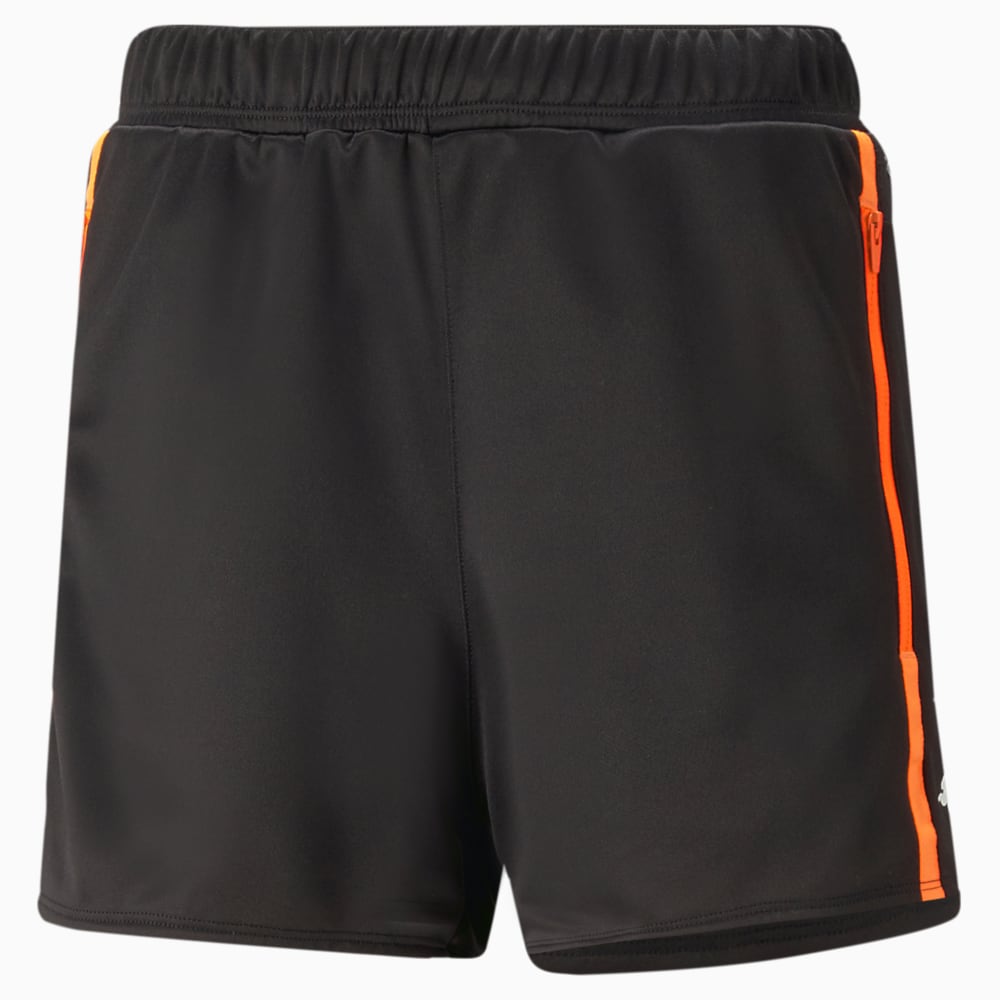 Womens black football top shorts