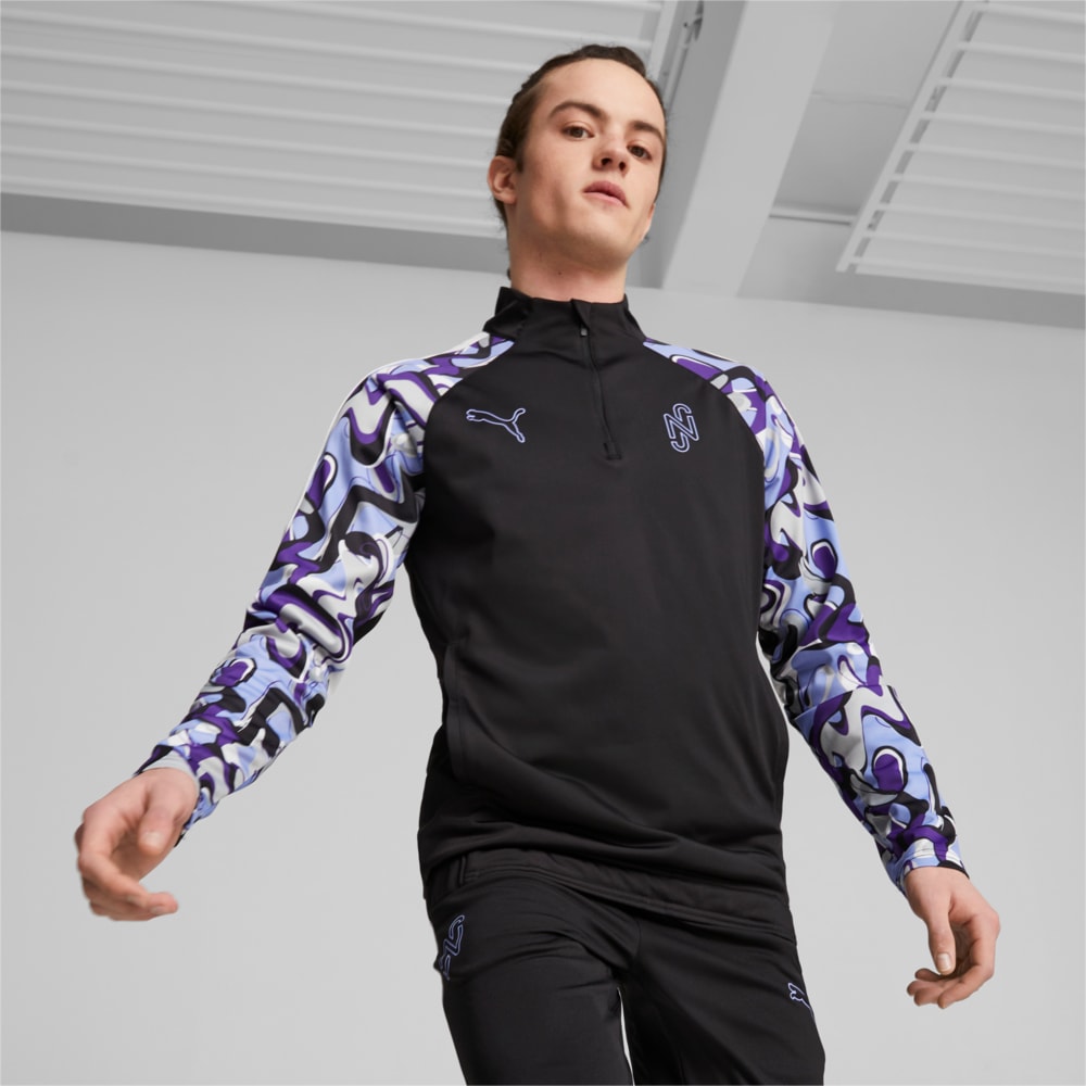 Изображение Puma Толстовка Neymar Jr Creativity Football Training Top Men #1: PUMA Black-Intense Lavender