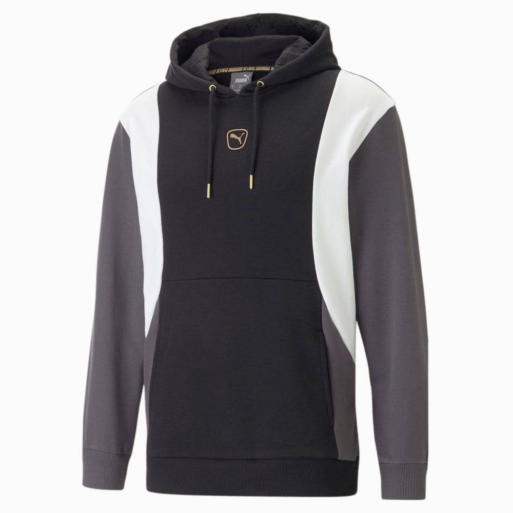 KING Top Football Hoodie Men 10 Black PUMA