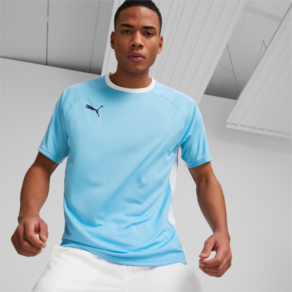 Puma blue shirt new arrivals