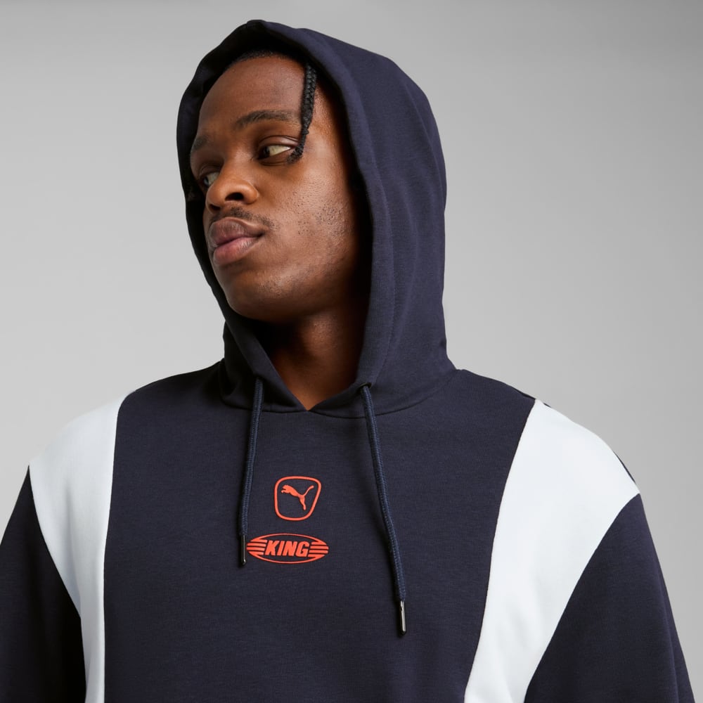 Зображення Puma Худі KING Top Men's Football Hoodie #2: New Navy-Silver Mist