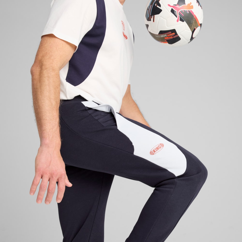 Изображение Puma Штаны KING Top Men's Football Sweatpants #2: New Navy-Silver Mist