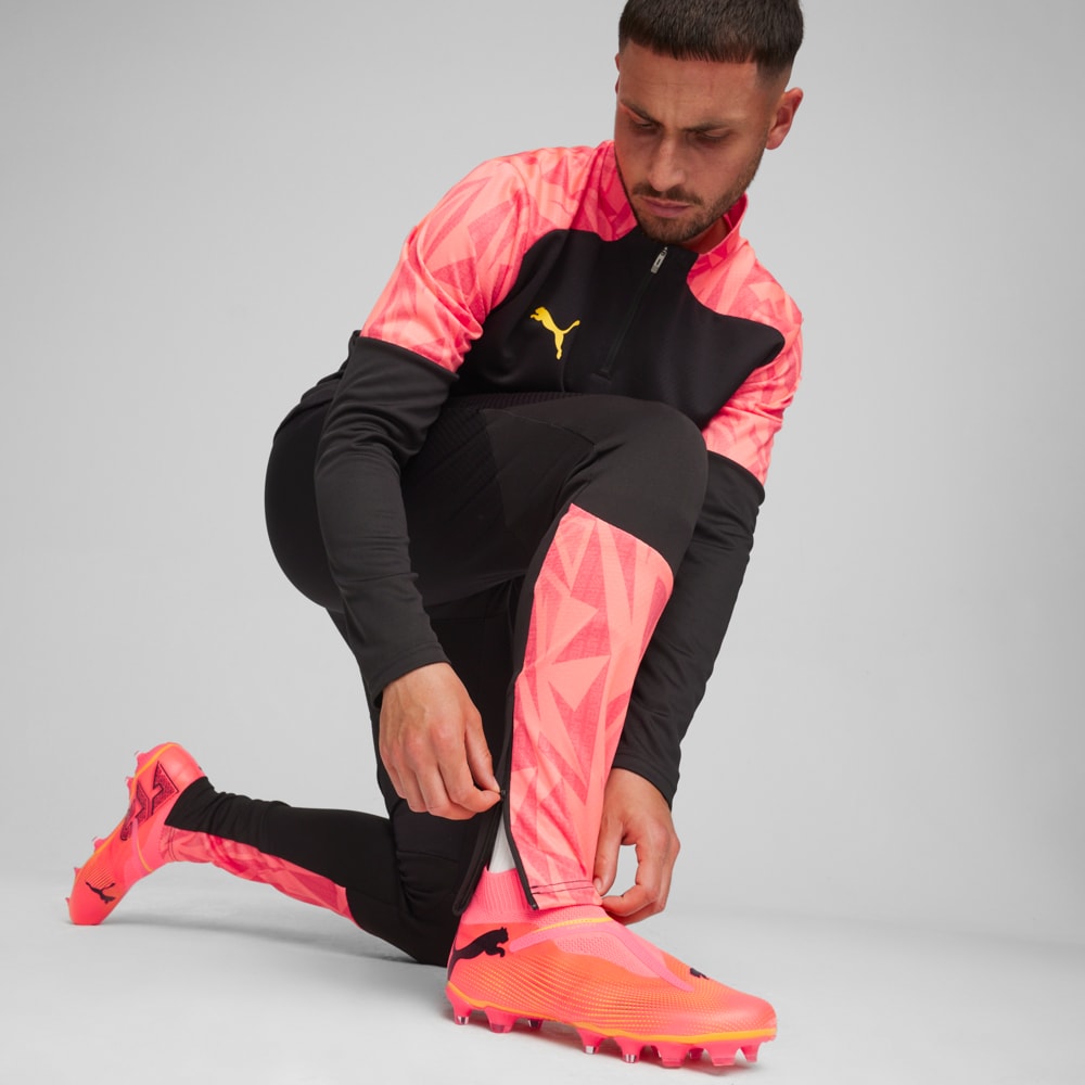 Изображение Puma Штаны indFINAL Forever Faster Men's Football Training Pants #2: Puma Black-Sunset Glow