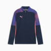 Зображення Puma Дитячий лонгслів individualFINAL Quarter-Zip Top Youth #1: Club Navy-Dark Amethyst