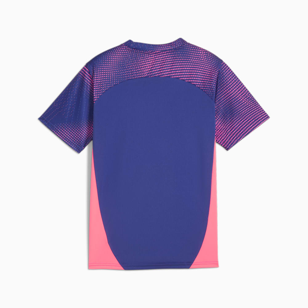 Изображение Puma Детская футболка individualFINAL Jersey Youth #2: Club Navy-Dark Amethyst