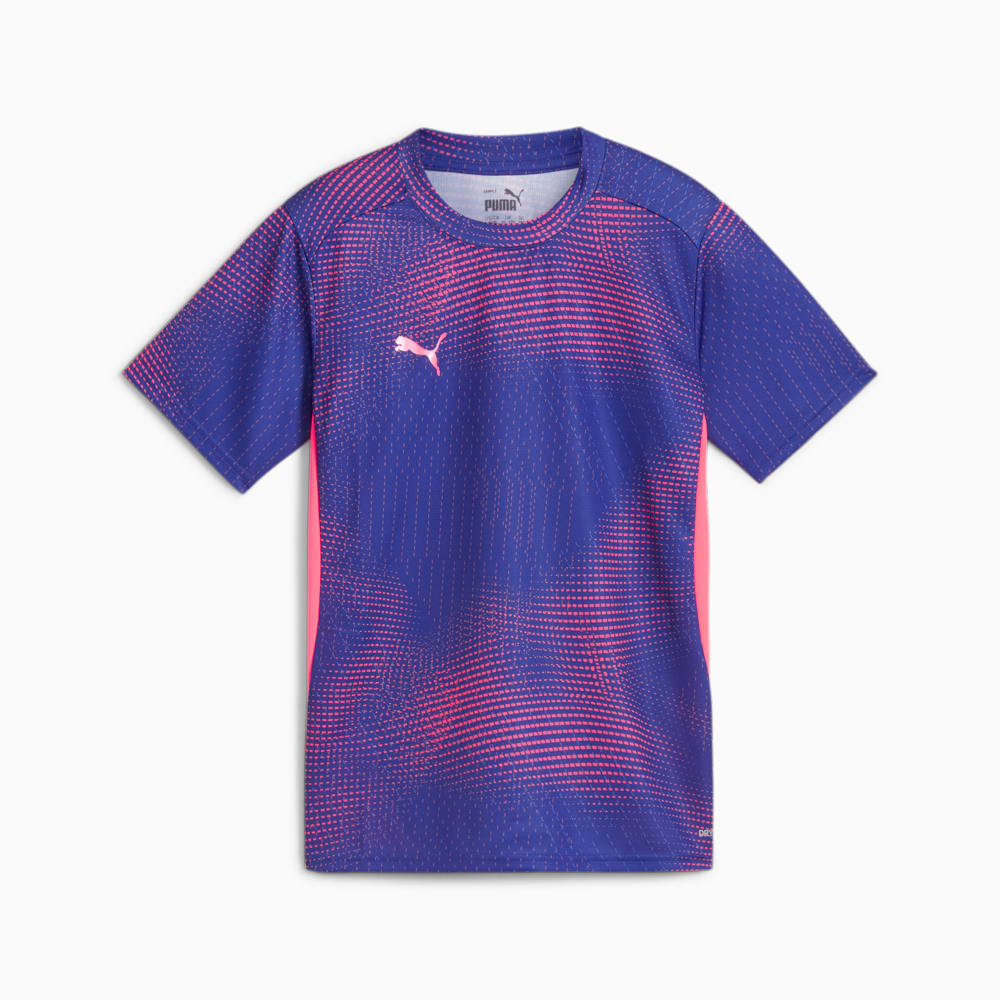 Изображение Puma Детская футболка individualFINAL Jersey Youth #1: Club Navy-Dark Amethyst