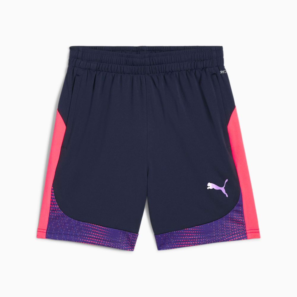 Изображение Puma Детские шорты individualFINAL Shorts Youth #1: Club Navy-Bluemazing