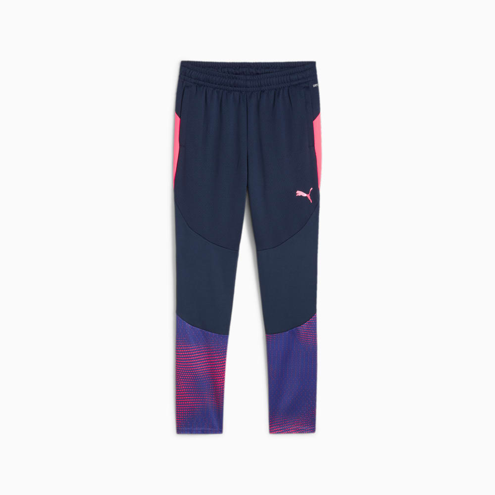 Изображение Puma Детские спортивные брюки individualFINAL Training Pants Youth #1: Club Navy-Dark Amethyst