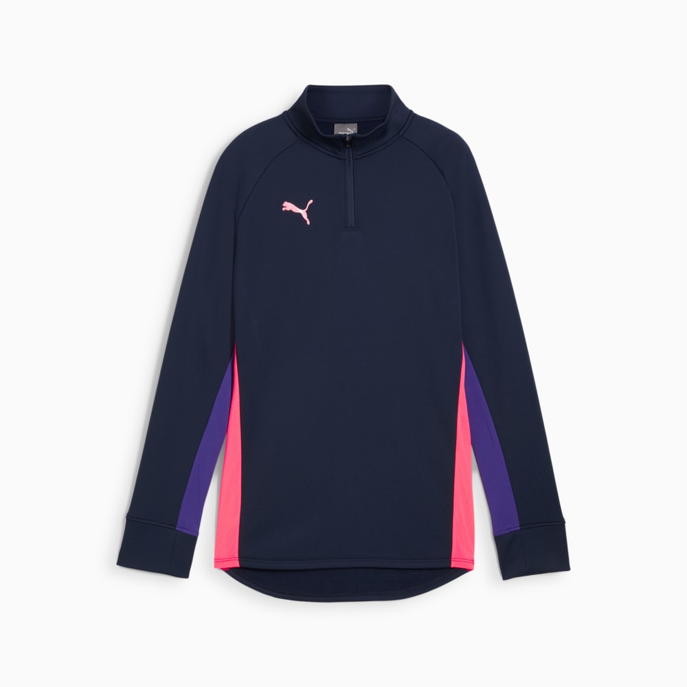 Camiseta Individualblaze Con Cierre de Un Cuarto para Mujer Azul Puma