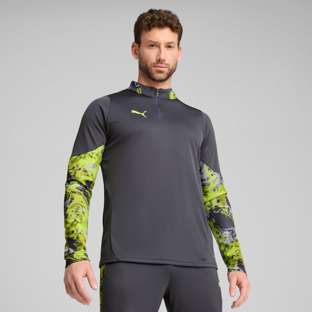 Зображення Puma Топ IndividualCUP Quarter-Zip Football Top Men #1: Galactic Gray