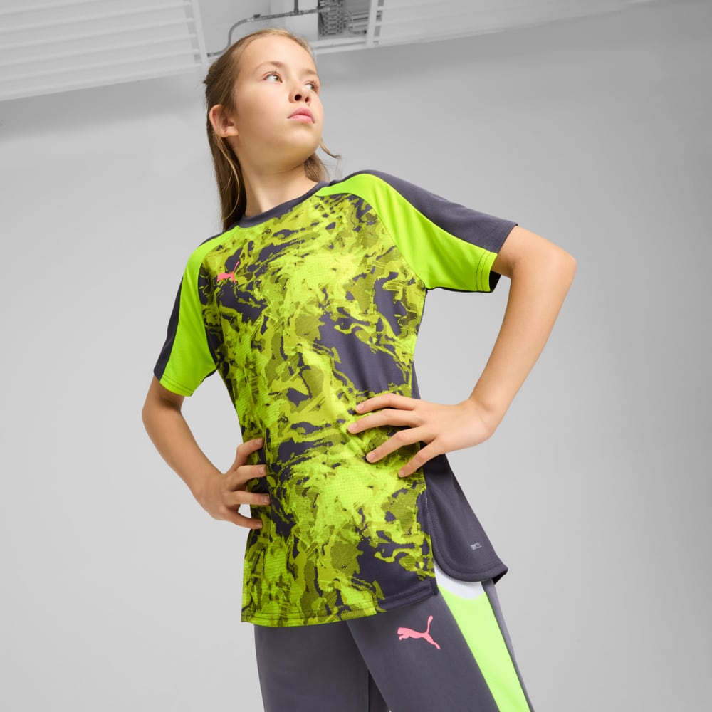 Зображення Puma Дитяча футболка individualBLAZE Football Jersey Youth #1: Galactic Gray