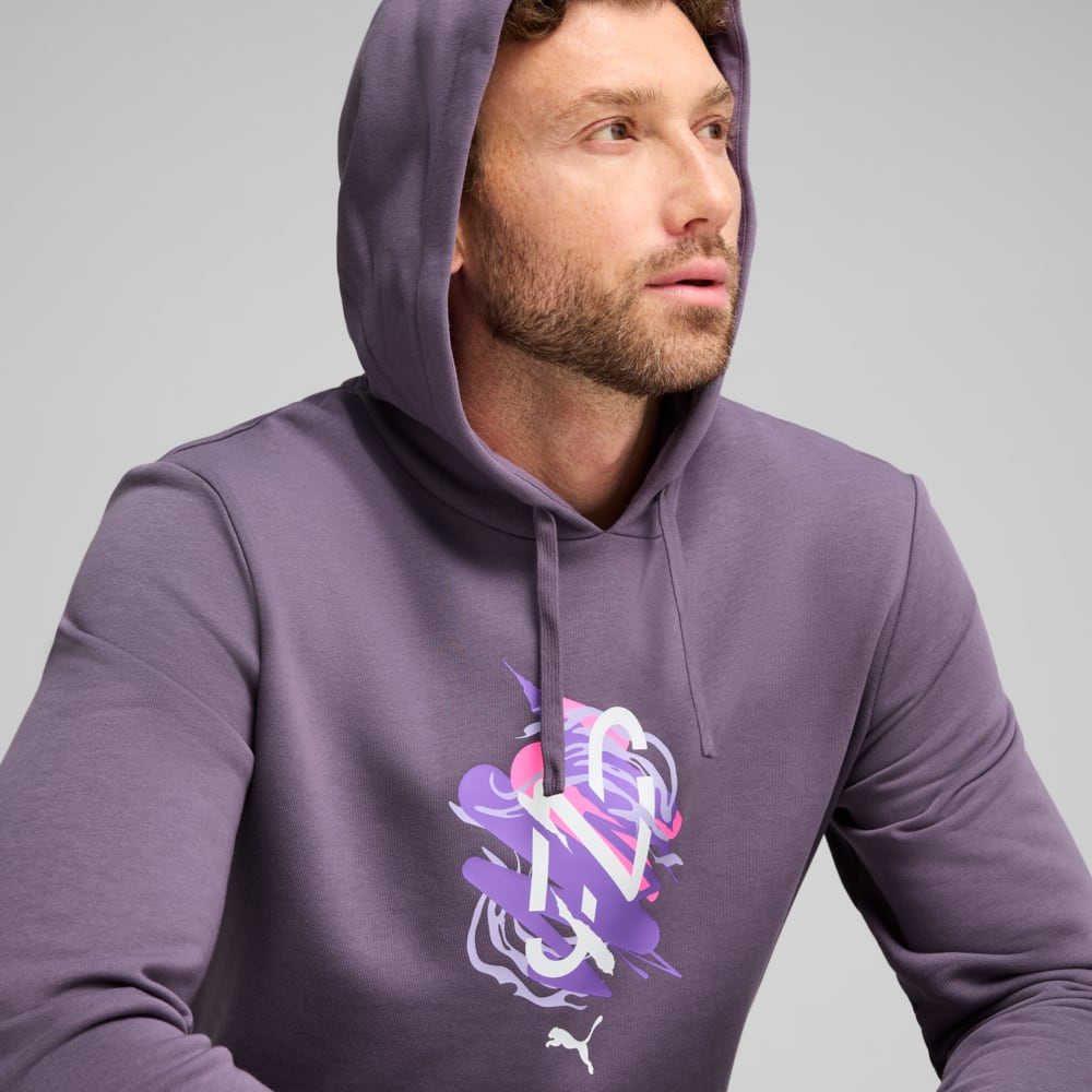 Изображение Puma Худи Neymar Jr Creativity Hoodie Men #2: Purple Charcoal