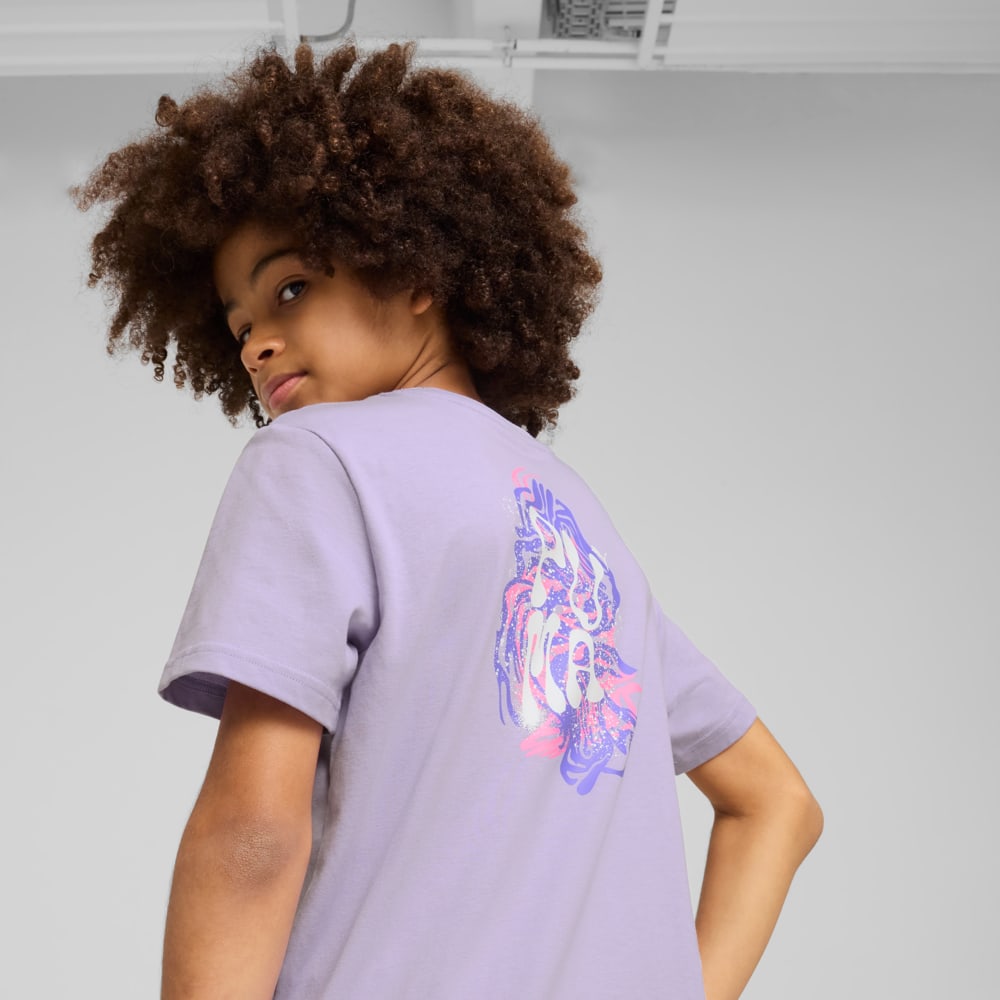 Изображение Puma Детская футболка Neymar Jr Creativity Tee Youth #2: Vivid Violet