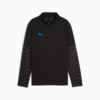 Зображення Puma Дитяча олімпійка individualCUP Football Quarter-Zip Top Youth #5: PUMA Black-PUMA White-Ultra Blue