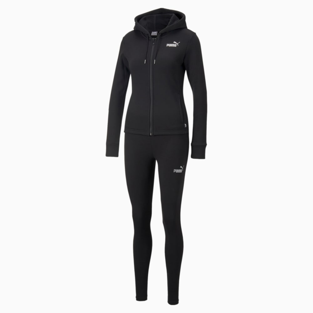 Зображення Puma Спортивний костюм Metallic Sweat Suit Women #1: Puma Black