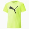 Изображение Puma Детская футболка Active Sports CAT Poly Tee Youth #5: Lime Squeeze