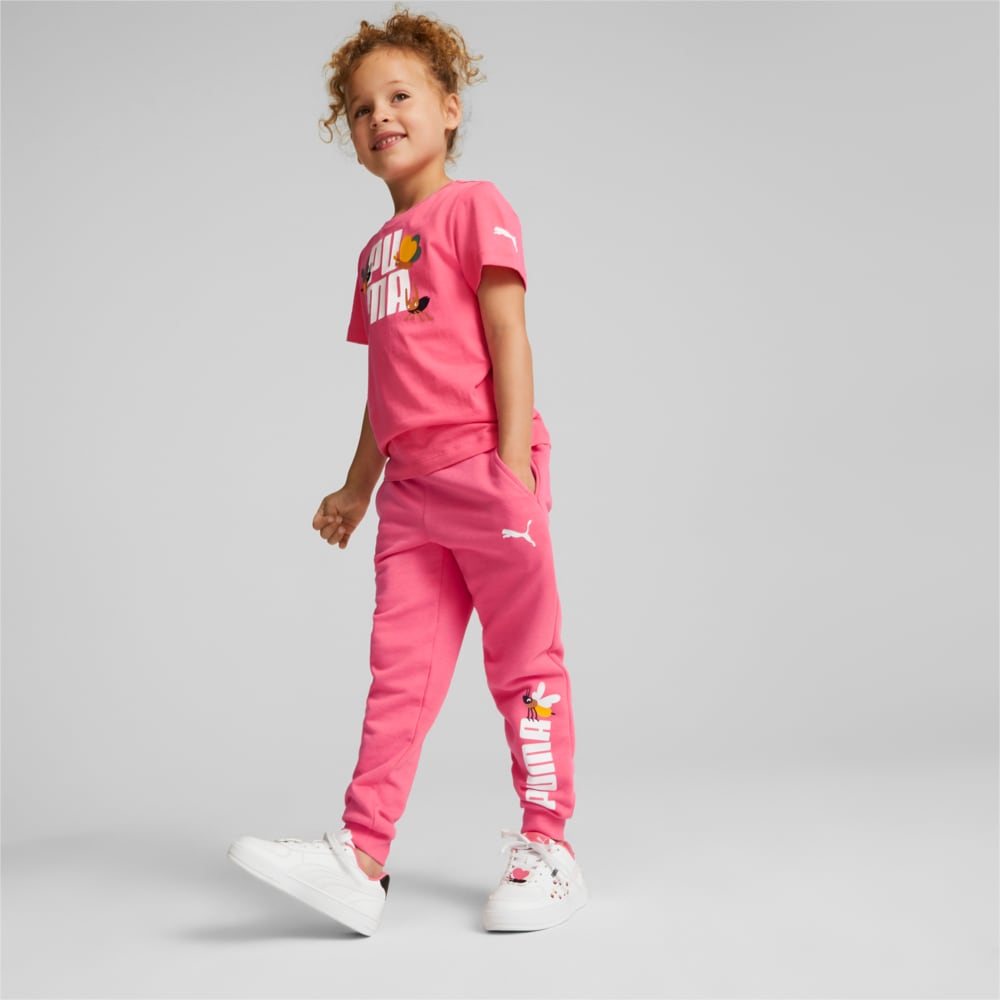 Puma pink joggers hot sale