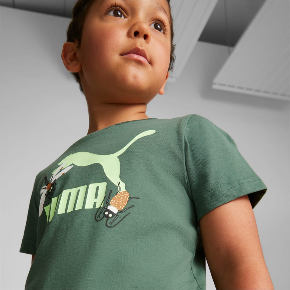 Изображение Puma Детская футболка Small World Tee Kids #2: Deep Forest