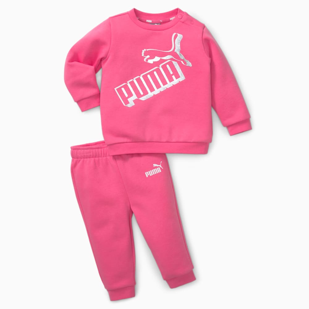 Зображення Puma Дитячий спортивний костюм Minicats ESS+ Crew Jogger Suit Babies #1: Sunset Pink