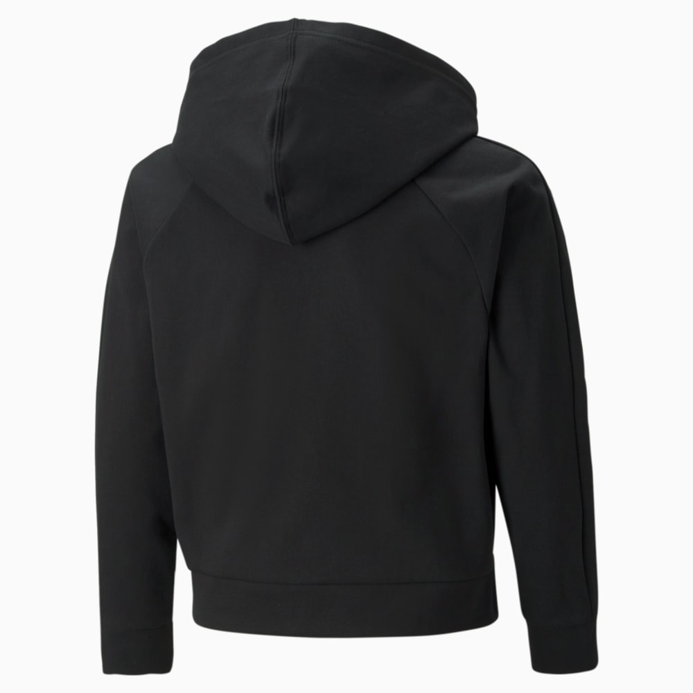 Изображение Puma Детское худи Modern Sports Full-Zip Hoodie Youth #2: Puma Black