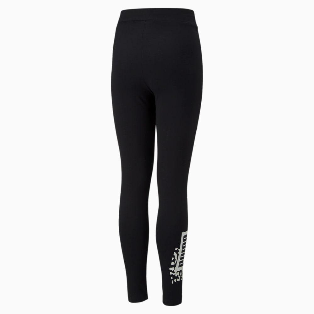 Изображение Puma Детские леггинсы Alpha Leggings Youth #2: Puma Black