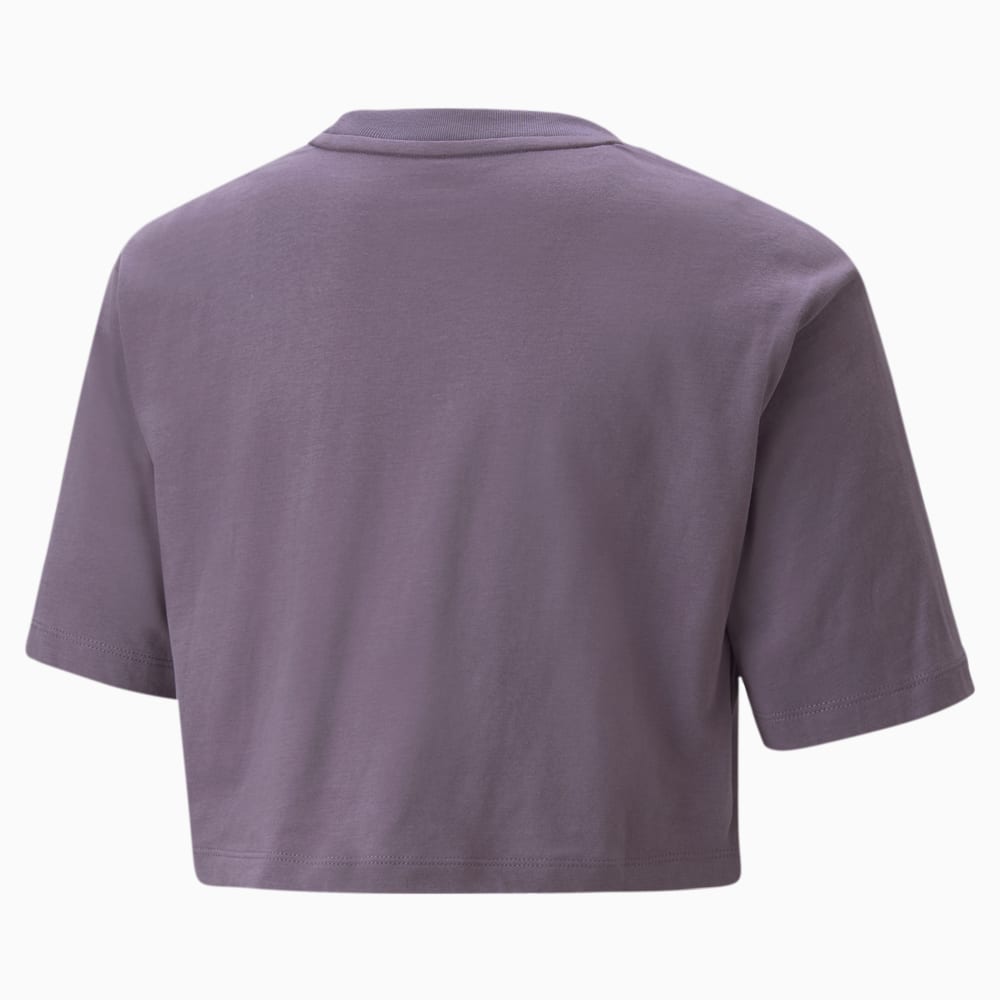 Изображение Puma Детская футболка Classics GRL Tee Youth #2: Purple Charcoal