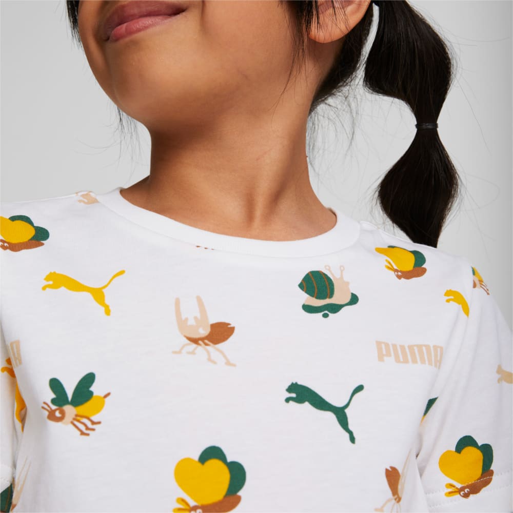 Изображение Puma Детская футболка SMALL WORLD Tee Kids #2: Puma White