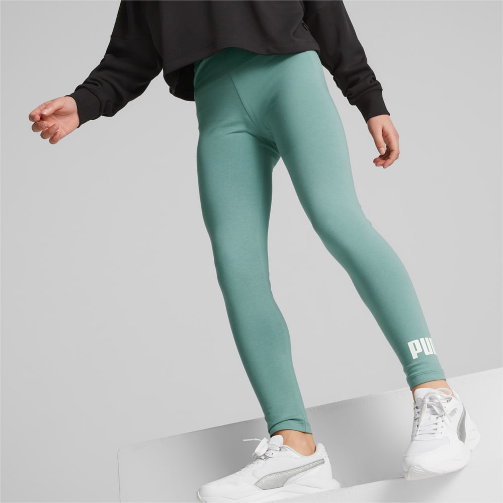 Зображення Puma Дитячі легінси Essentials Logo Leggings Youth #1: Adriatic