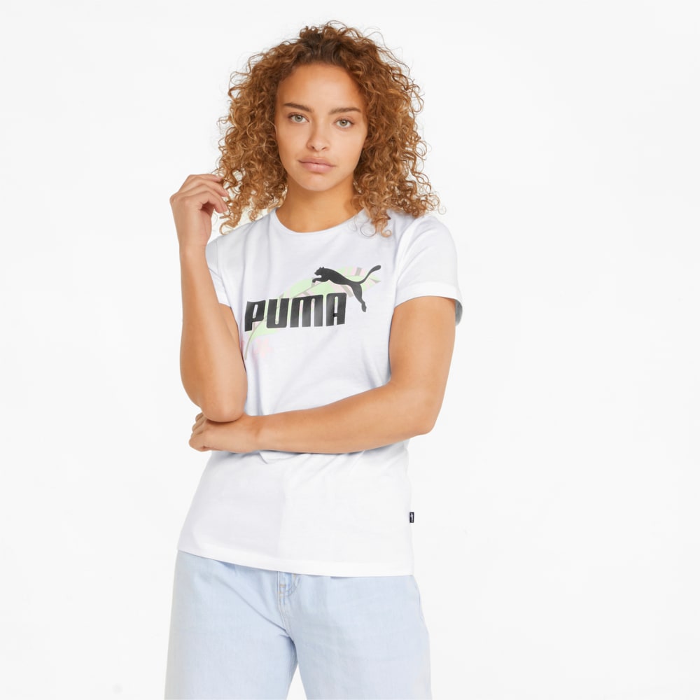 Зображення Puma Футболка FLORAL VIBES Graphic Tee #1: Puma White