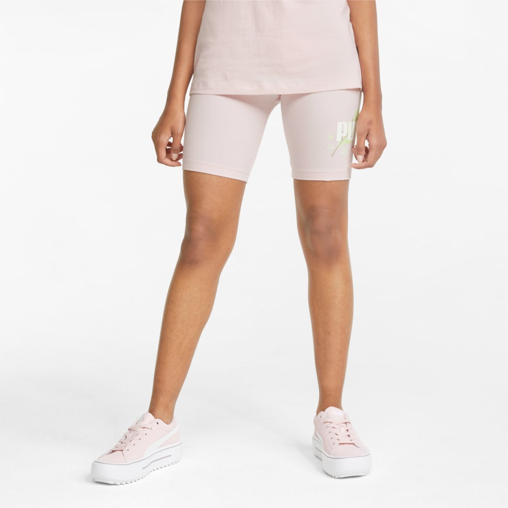 Изображение Puma Велосипедки FLORAL VIBES Short Leggings #1: Chalk Pink