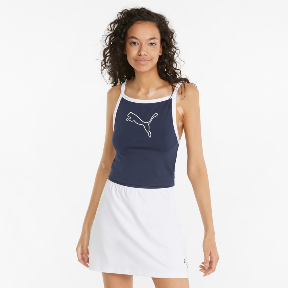 Изображение Puma Топ Off Court Women’s Tank Top #1: Peacoat